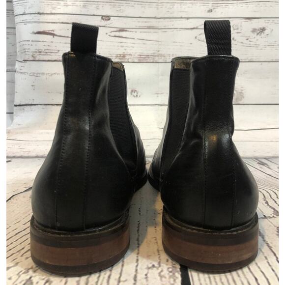 Aston Grey PAGLIAGA Chelsea boots in black size 11.5 - Picture 7 of 12